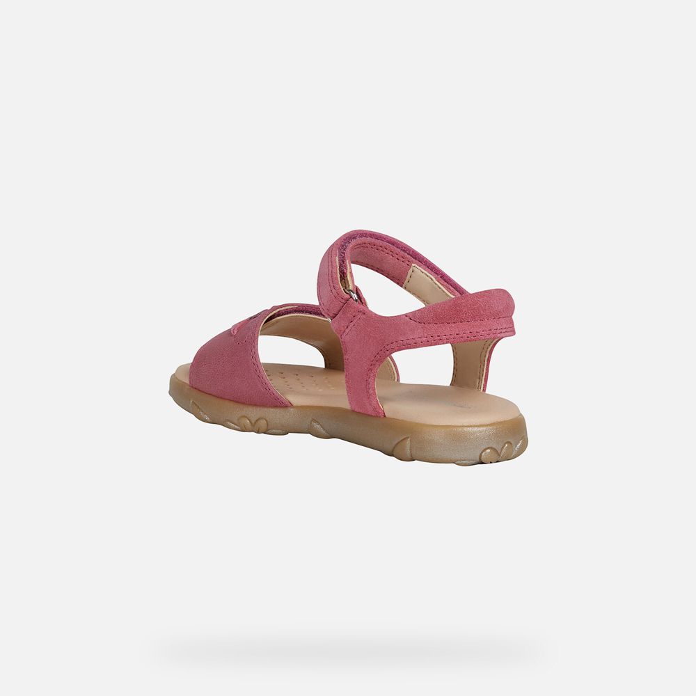 Sandalias Geox Menina Rosa - Haiti - UJXSZ8793